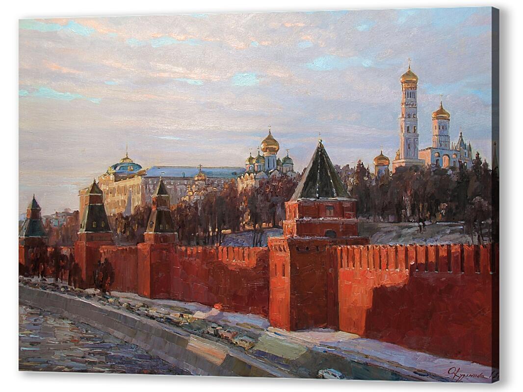 Постер Вечерние краски Кремля (автор: Кузьмина Ольга Александровна) артикул 06139