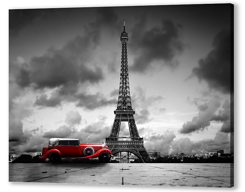 Постер (плакат) Красный автомобиль артикул 06309