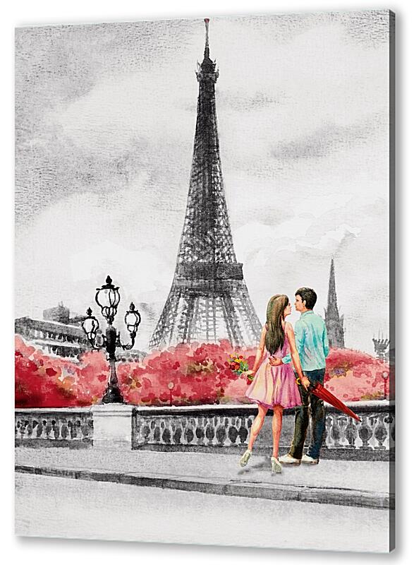 Постер (плакат) Париж артикул 06328