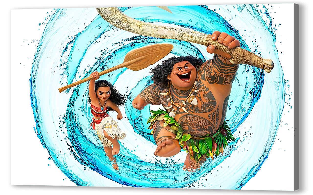 Постер (плакат) Моана и полубог Мауи артикул 06416