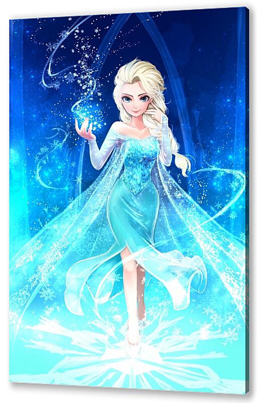 Постер (плакат) Эльза и магия артикул 06433
