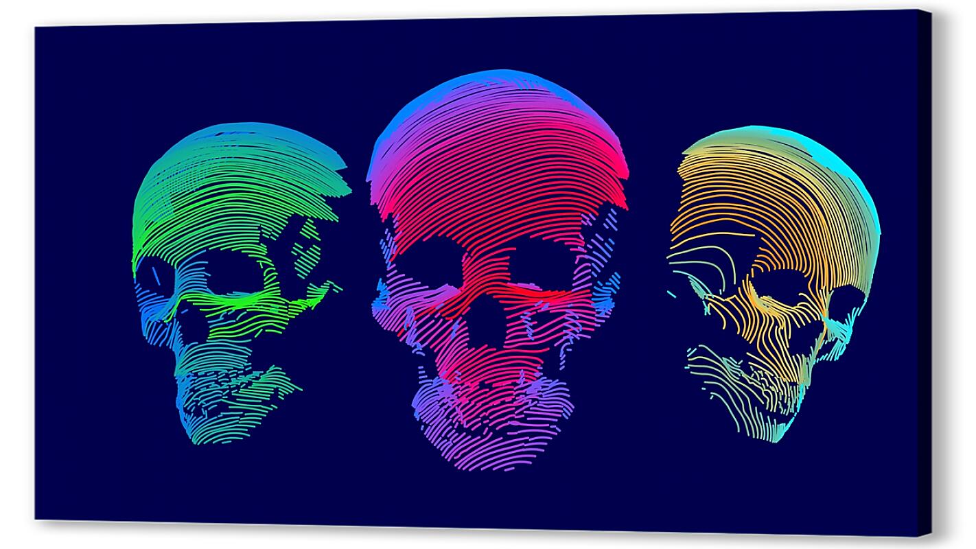 Постер (плакат) Три черепа артикул 06562