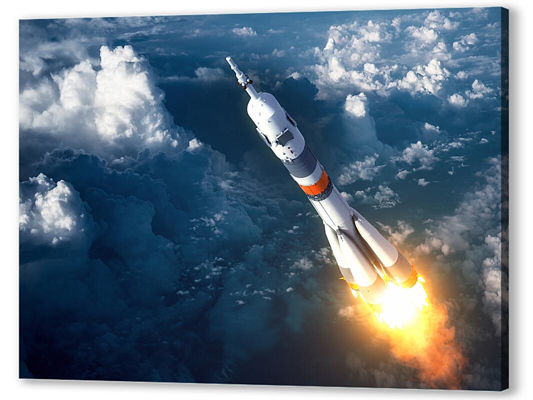 Постер (плакат) Полёт в космос артикул 07427