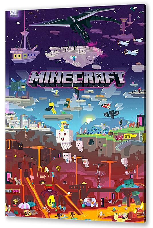 Постер (плакат) Minecraft Poster артикул 07450
