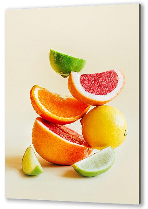 Постер (плакат) Цитрус фрукты артикул 07507