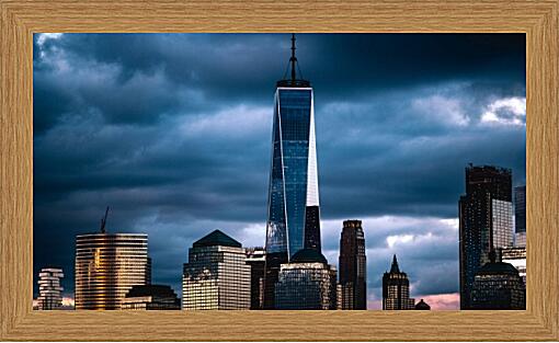 Картина - Тучи над Нью-Йорком