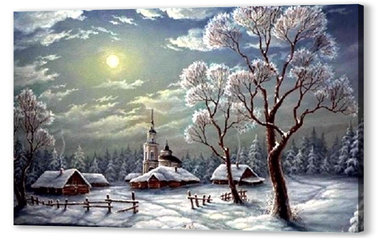 Постер Зима артикул 16009