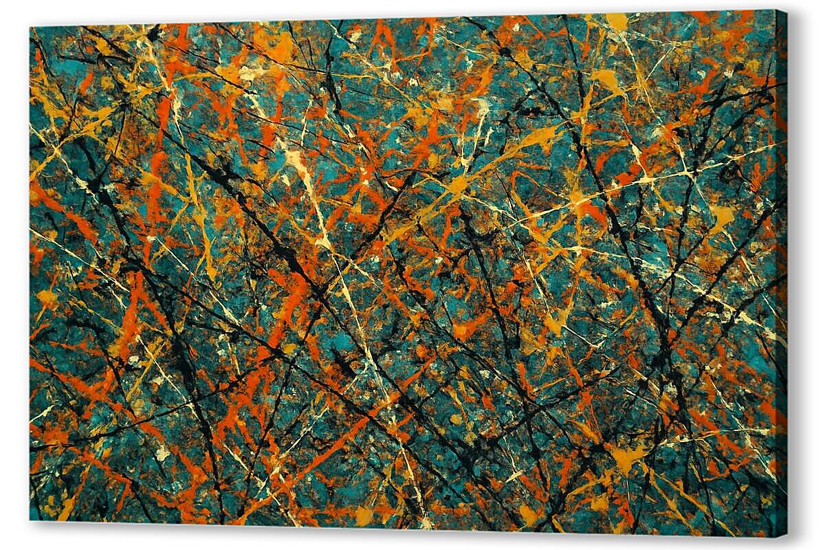 Постер Современная экшн-живопись артикул 2-129-H