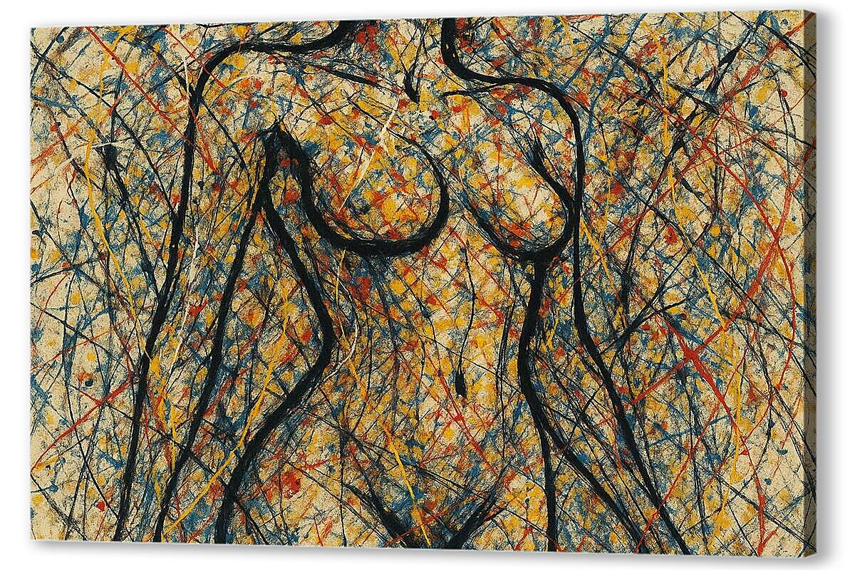 Постер Абстракция женского тела артикул 2-131-H