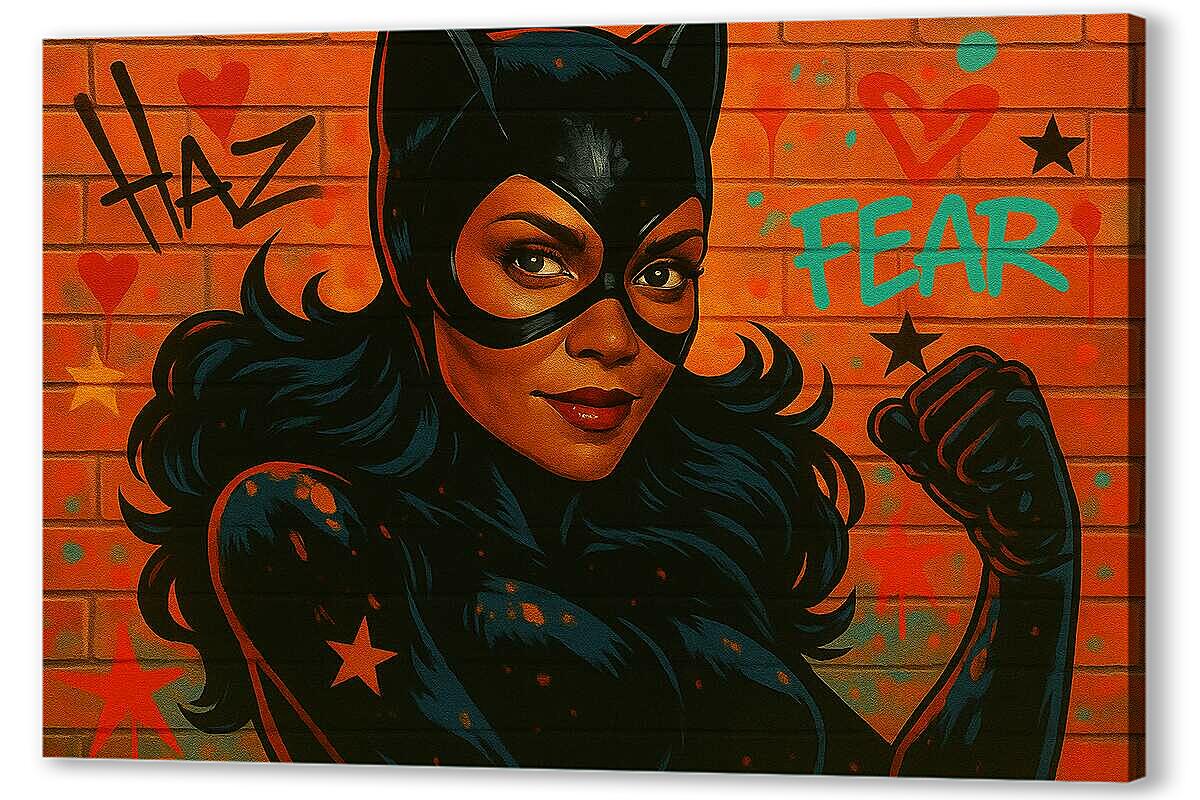 Постер Яркое граффити кошки артикул 2-146-H