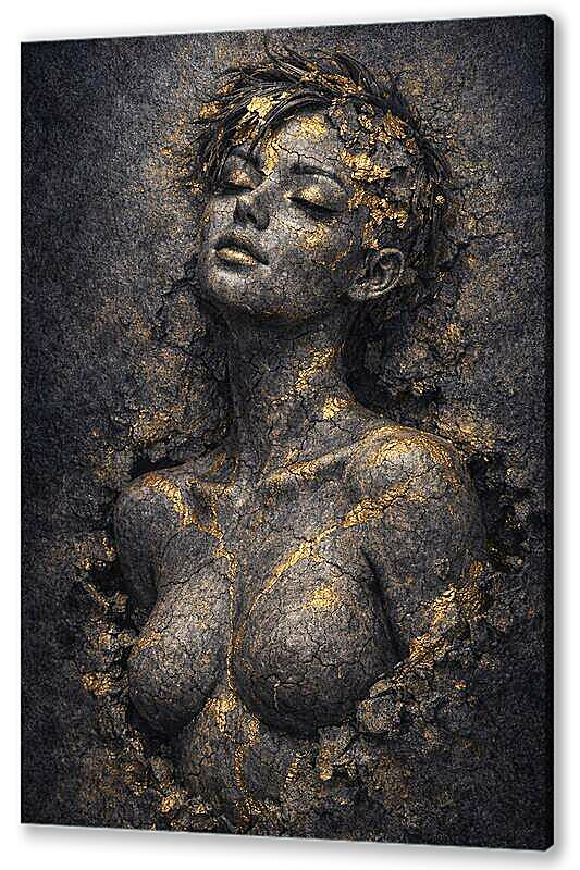 Постер Золотая Арт Девушка артикул 2-166-H