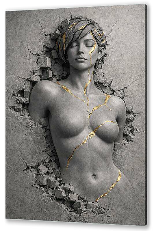 Постер Элегантная каменная девушка артикул 2-171-H