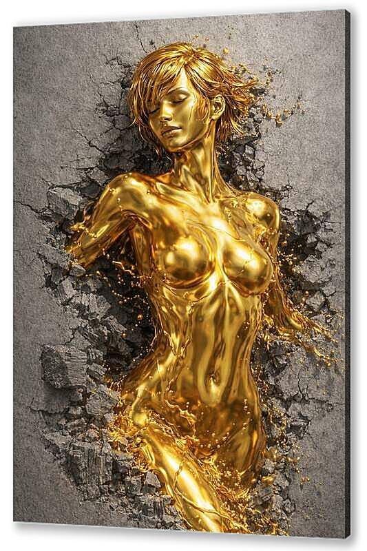 Постер Жидкое золото в движении артикул 2-173-H