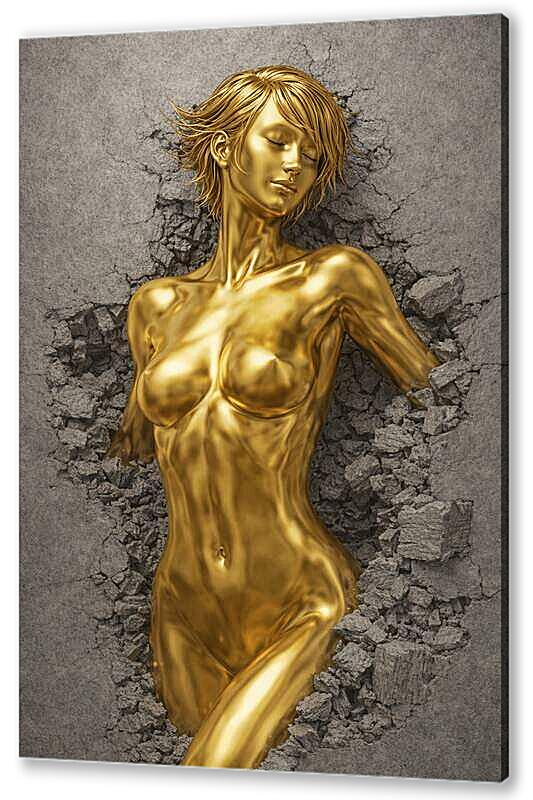 Постер Золотая скульптура артикул 2-176-H