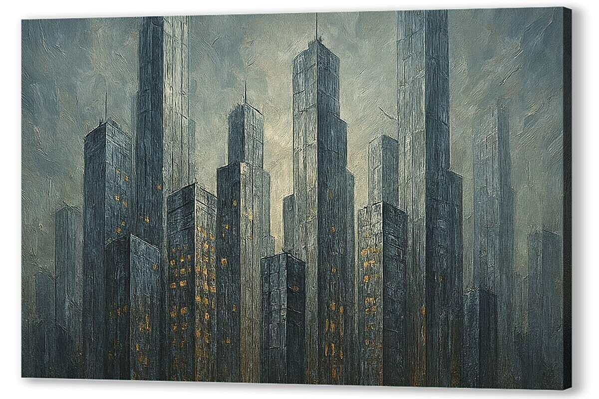 Постер Абстрактные Небоскрёбы артикул 2-33-H