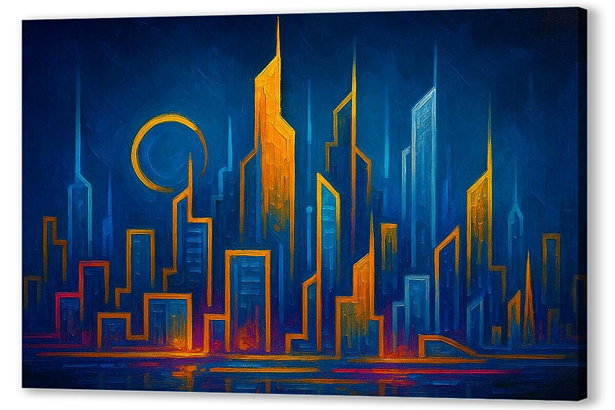 Постер Будущее мегаполиса артикул 2-40-H