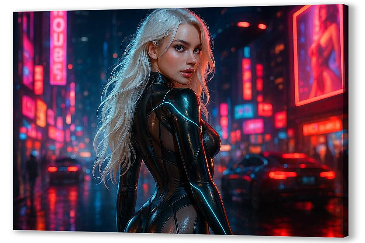 Постер Киберпанк Ночная Эстетика артикул 2-49-H