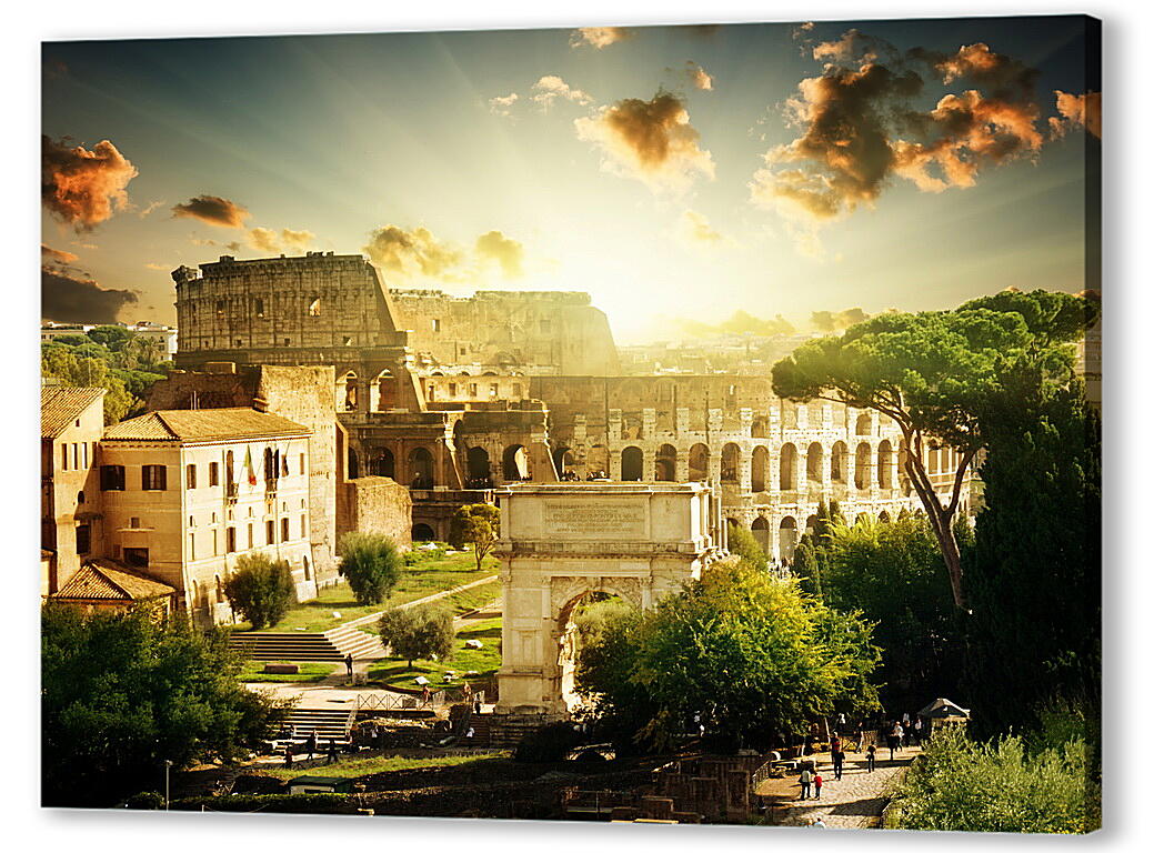 Постер (плакат) Колизей в Риме. Италия. артикул 20086