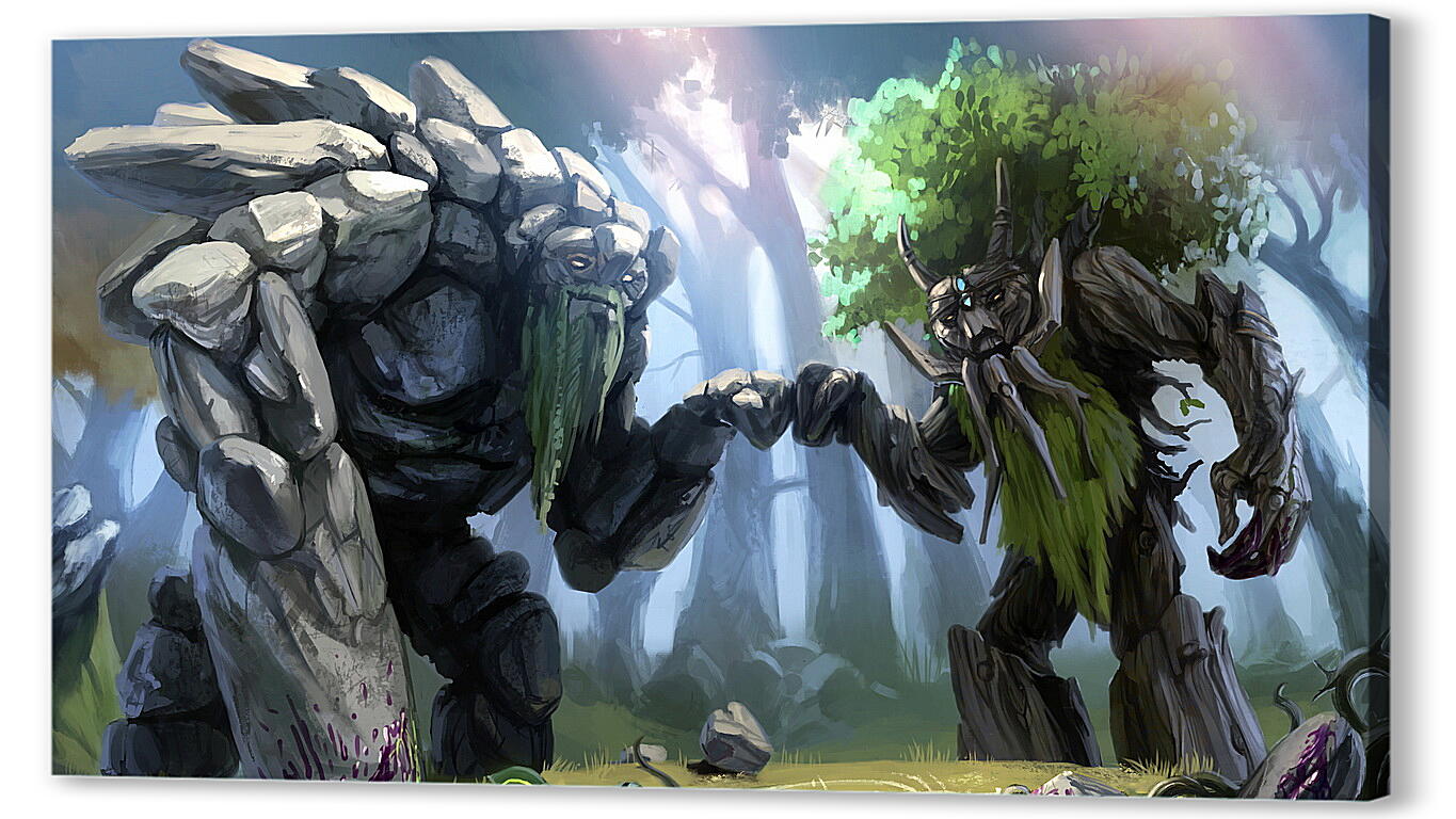 Постер (плакат) dota 2, treant protector, trees
 артикул 20330