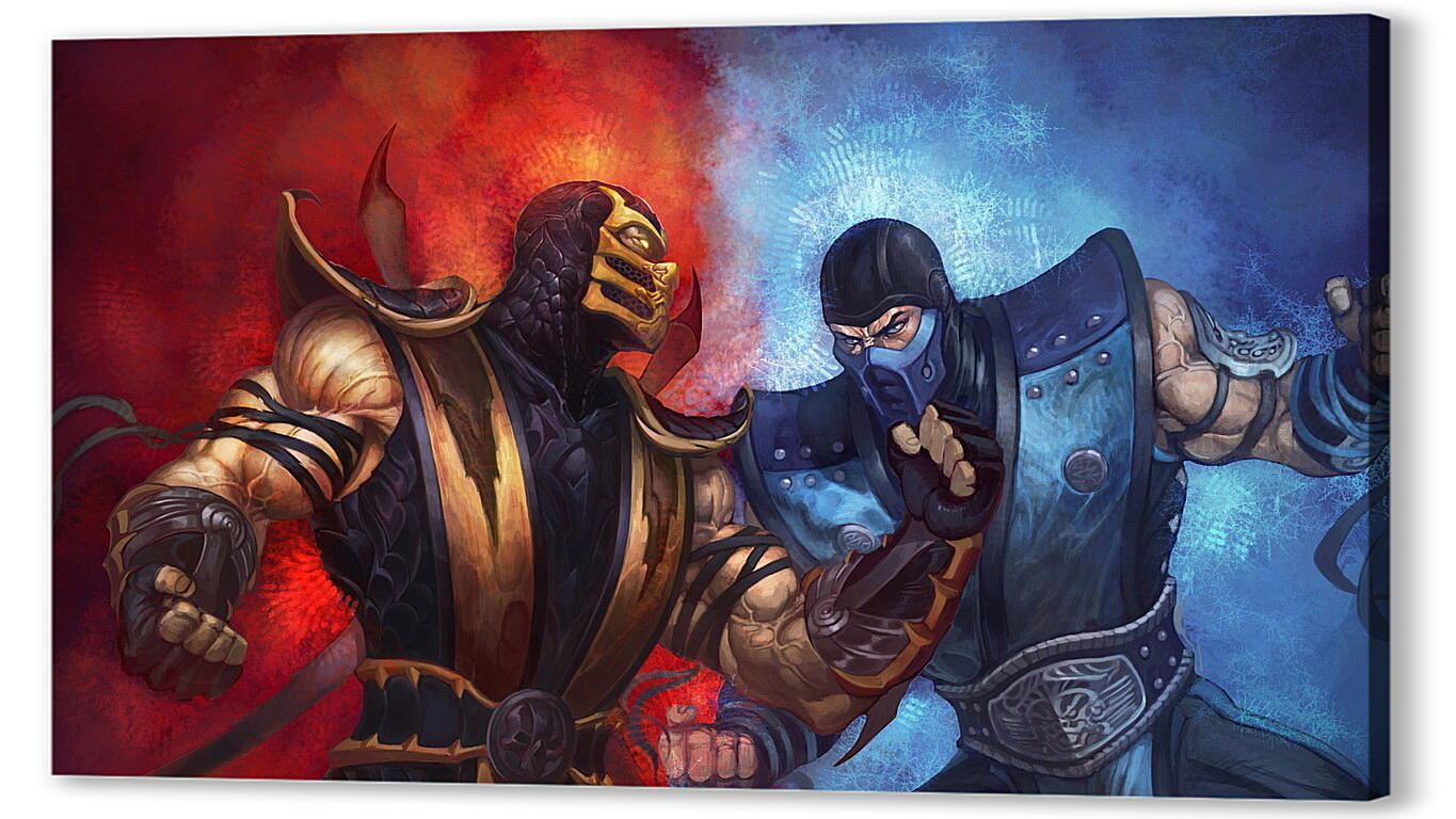 Постер mortal kombat, scorpion, sub-zero
 артикул 20340
