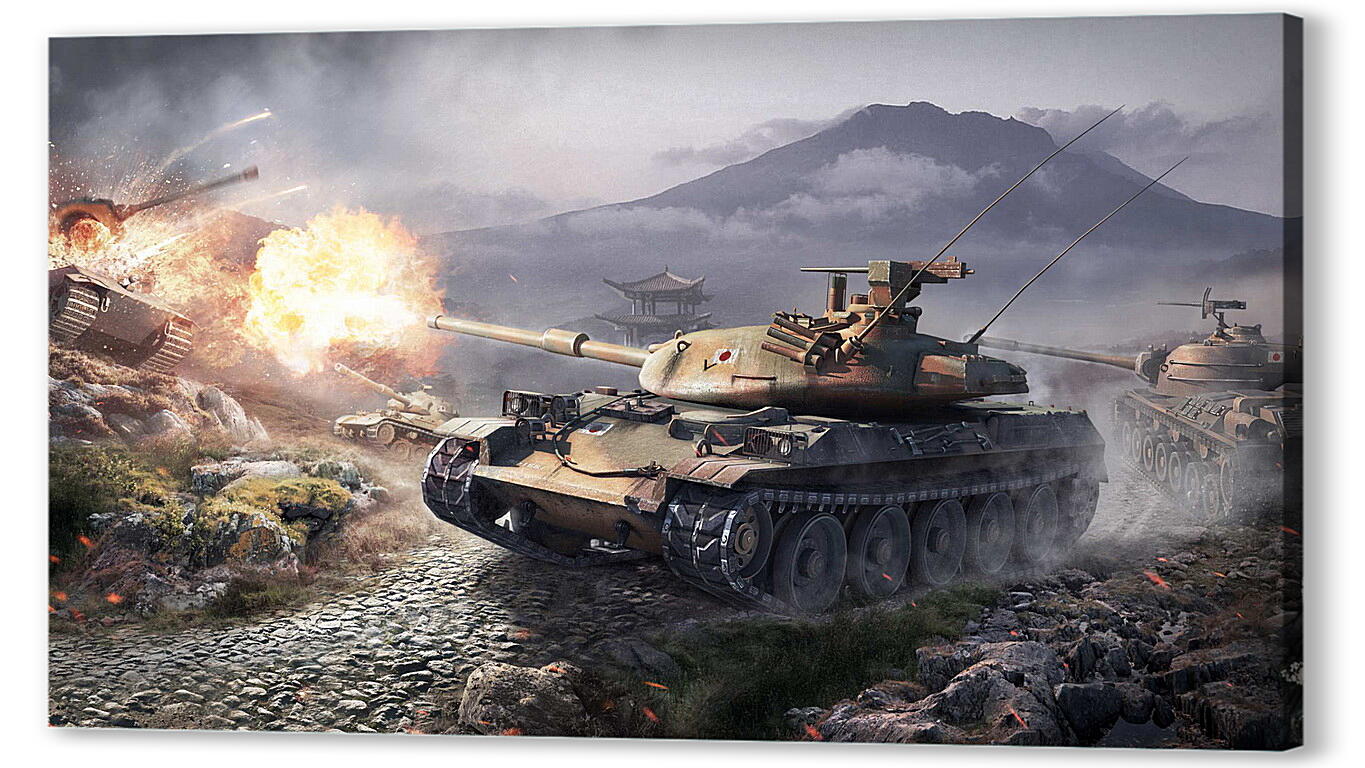 Постер (плакат) world of tanks, wargaming net, wot
 артикул 20341