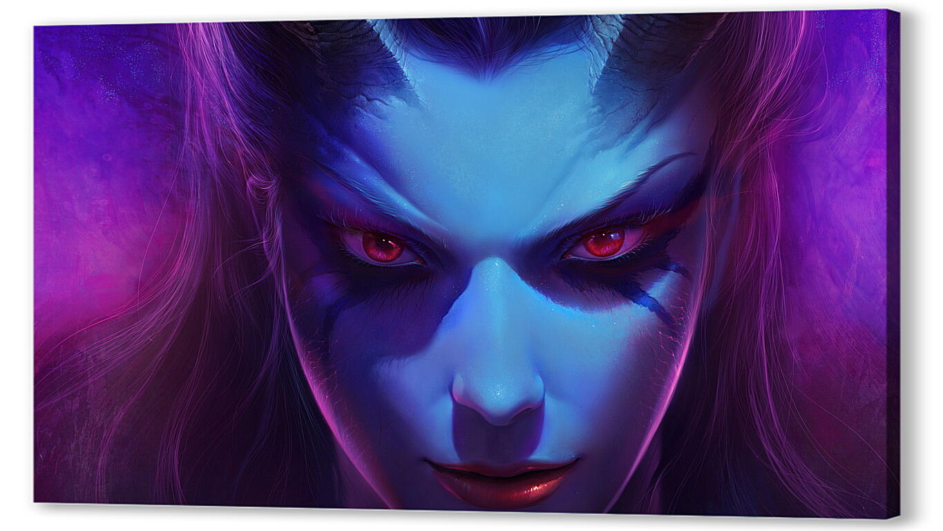 Постер dota 2, queen of pain, akasha артикул 20345