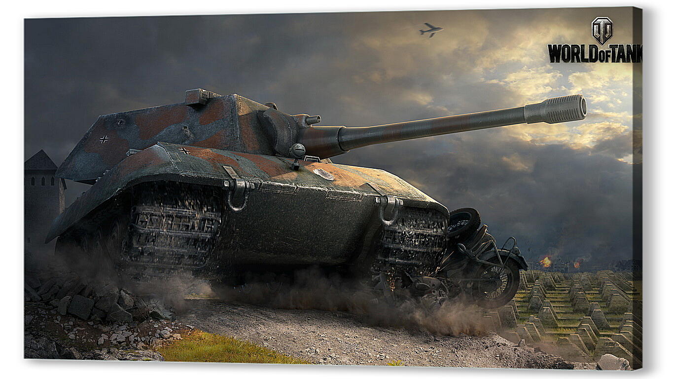Постер world of tanks, e 100, tank
 артикул 20365