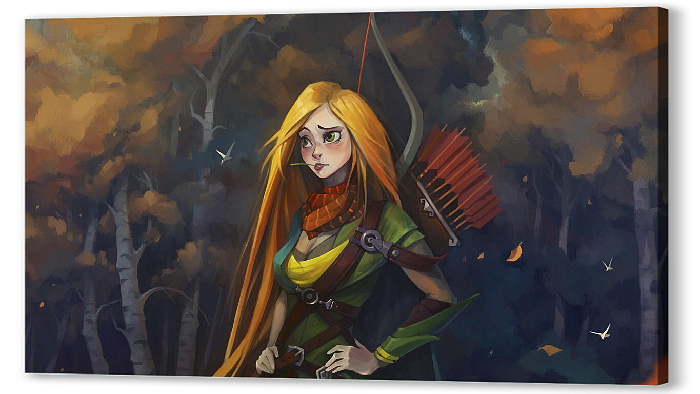 Постер (плакат) windrunner, dota 2, art
 артикул 20378