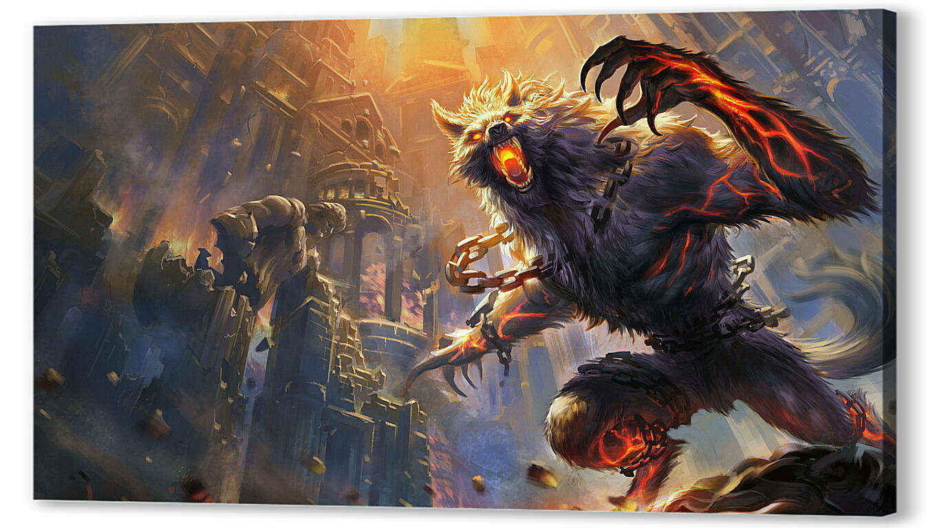 Постер smite, werewolf, castle
 артикул 20396