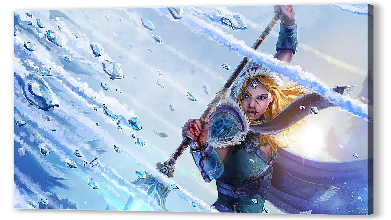 Постер (плакат) crystal maiden, dota 2, art
 артикул 20419