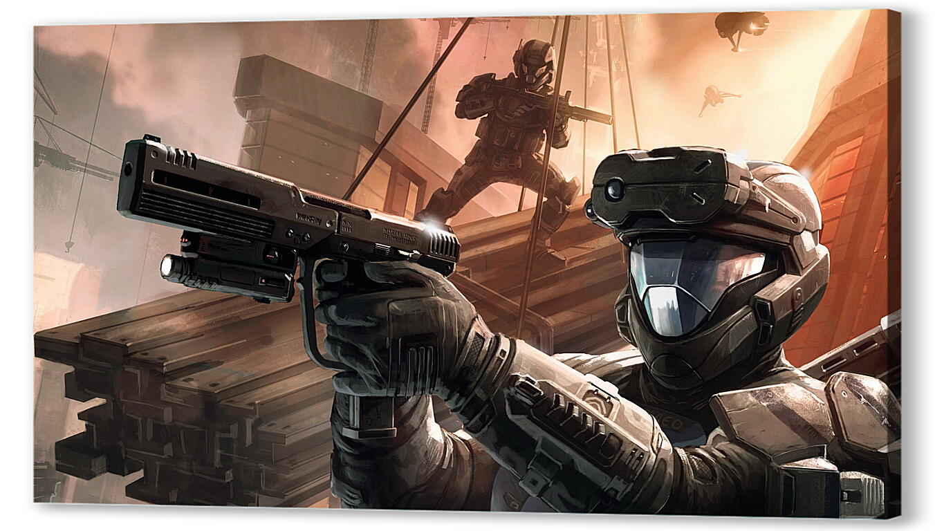 Постер halo 3, soldiers, gun
 артикул 20443