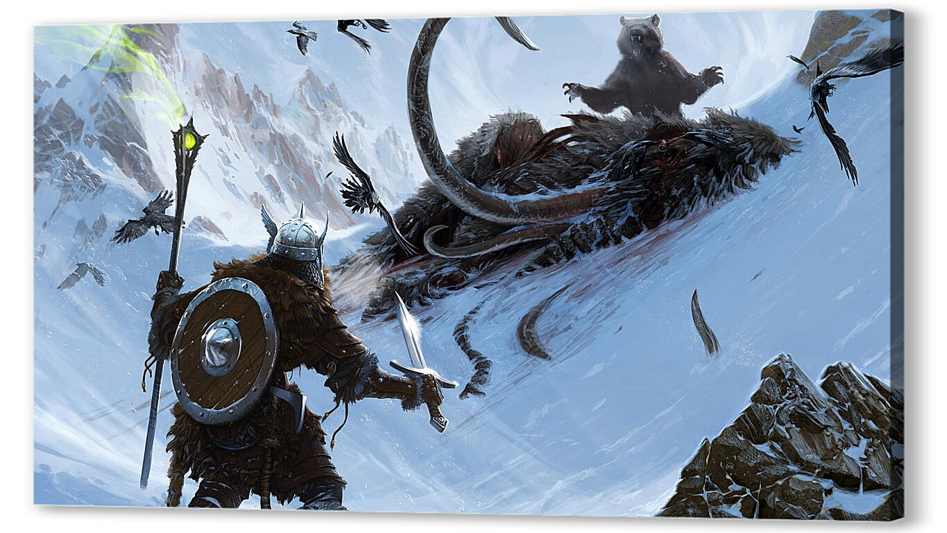 Постер the elder scrolls, skyrim, art
 артикул 20473