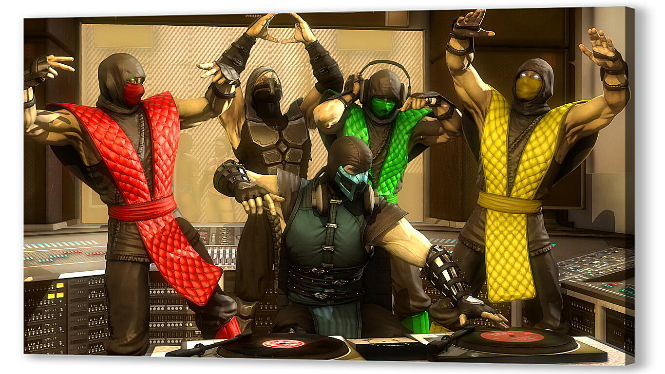 Постер mortal kombat, scorpion, smoke
 артикул 20491
