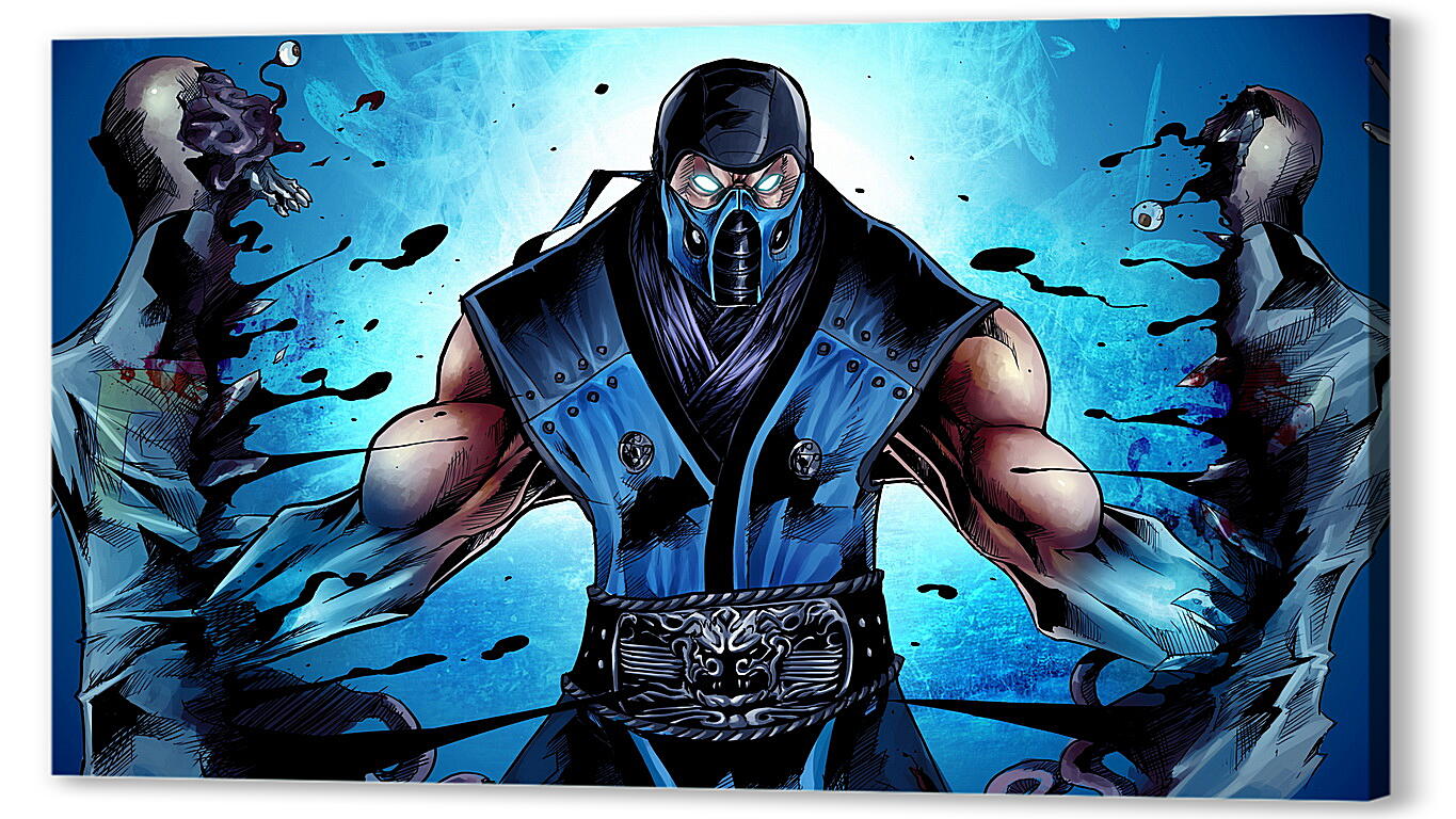 Постер mortal kombat, sub-zero, ninja
 артикул 20535