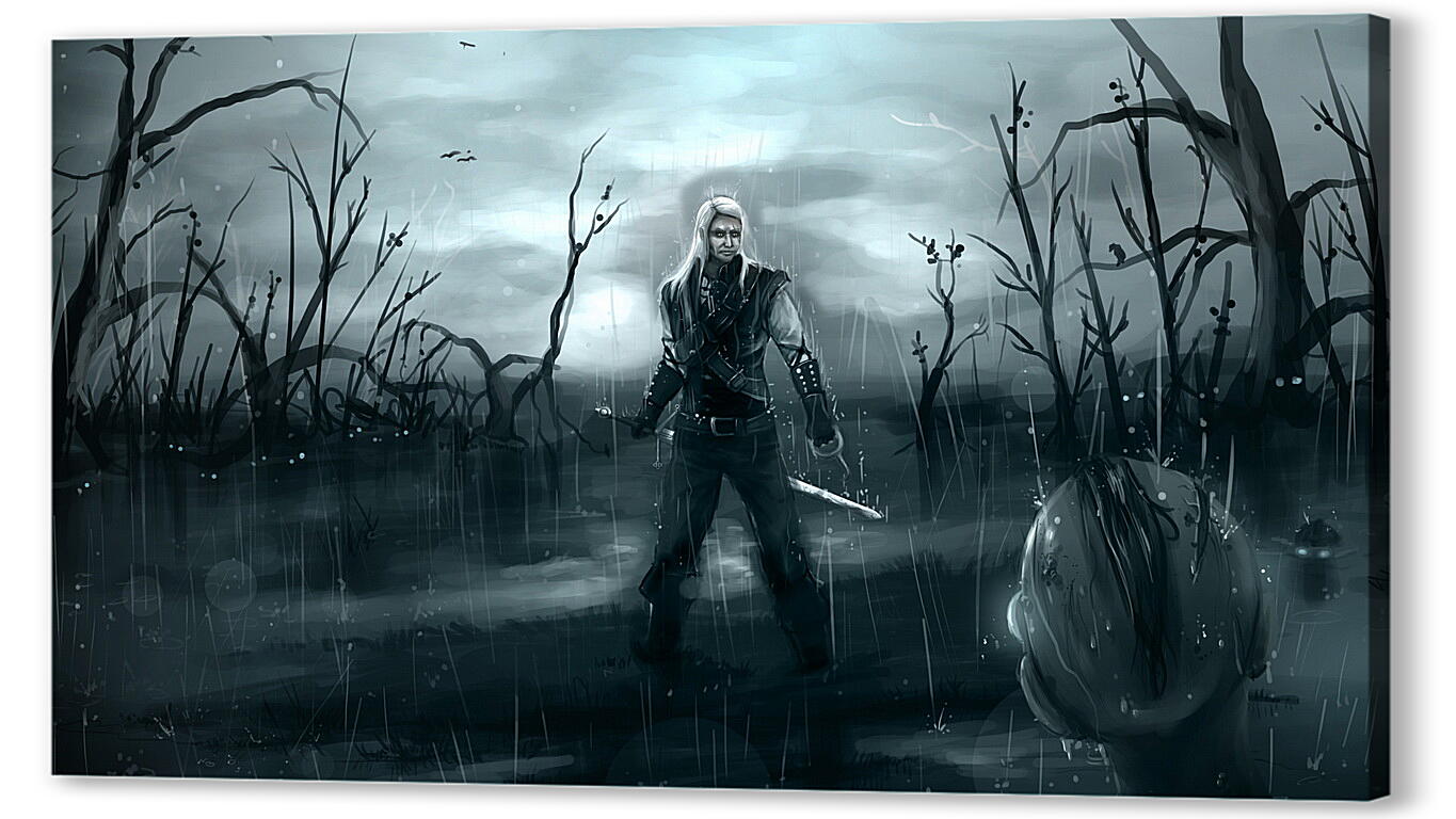 Постер the witcher, cd projekt red, sapkowski
 артикул 20571