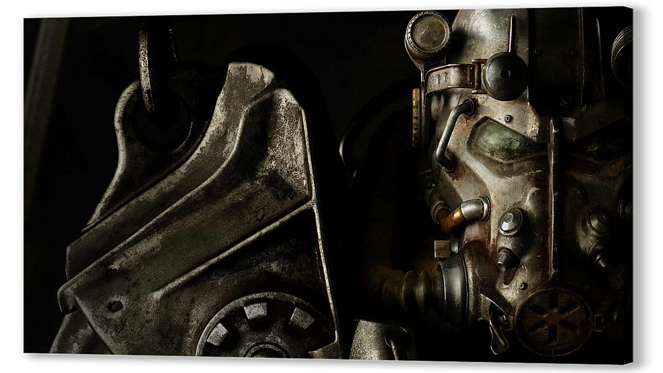 Постер (плакат) fallout 4, paladin, armor
 артикул 20574