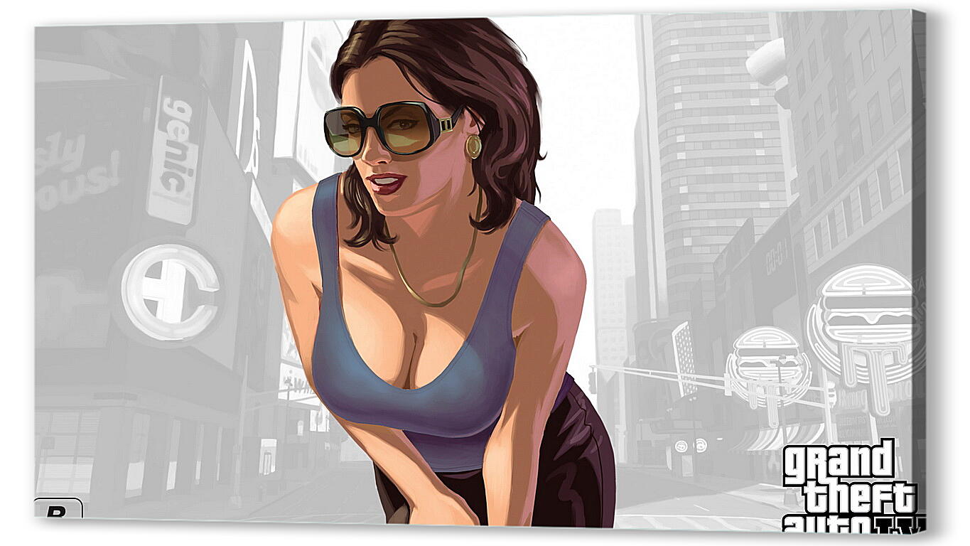 Постер girl, gta 4, sunglasses
 артикул 20624
