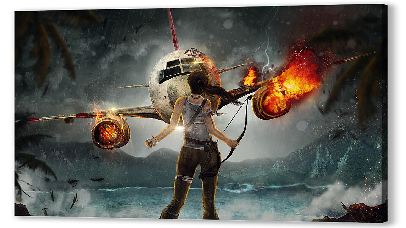 Постер tomb raider, lara croft, art
 артикул 20644