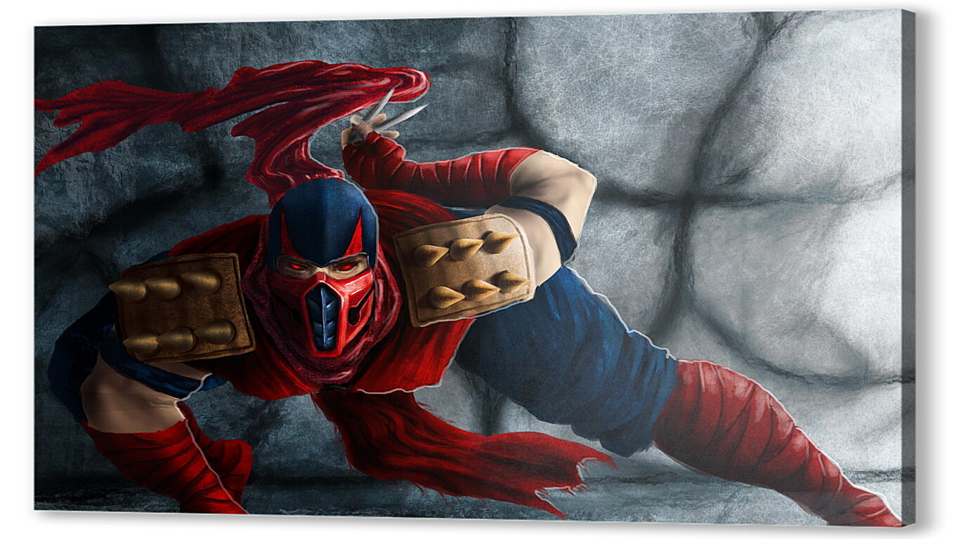 Постер mortal kombat, blaze, art
 артикул 20645