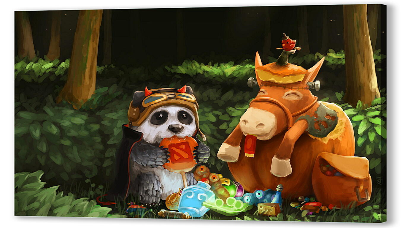 Постер dota 2, panda, courier
 артикул 20679