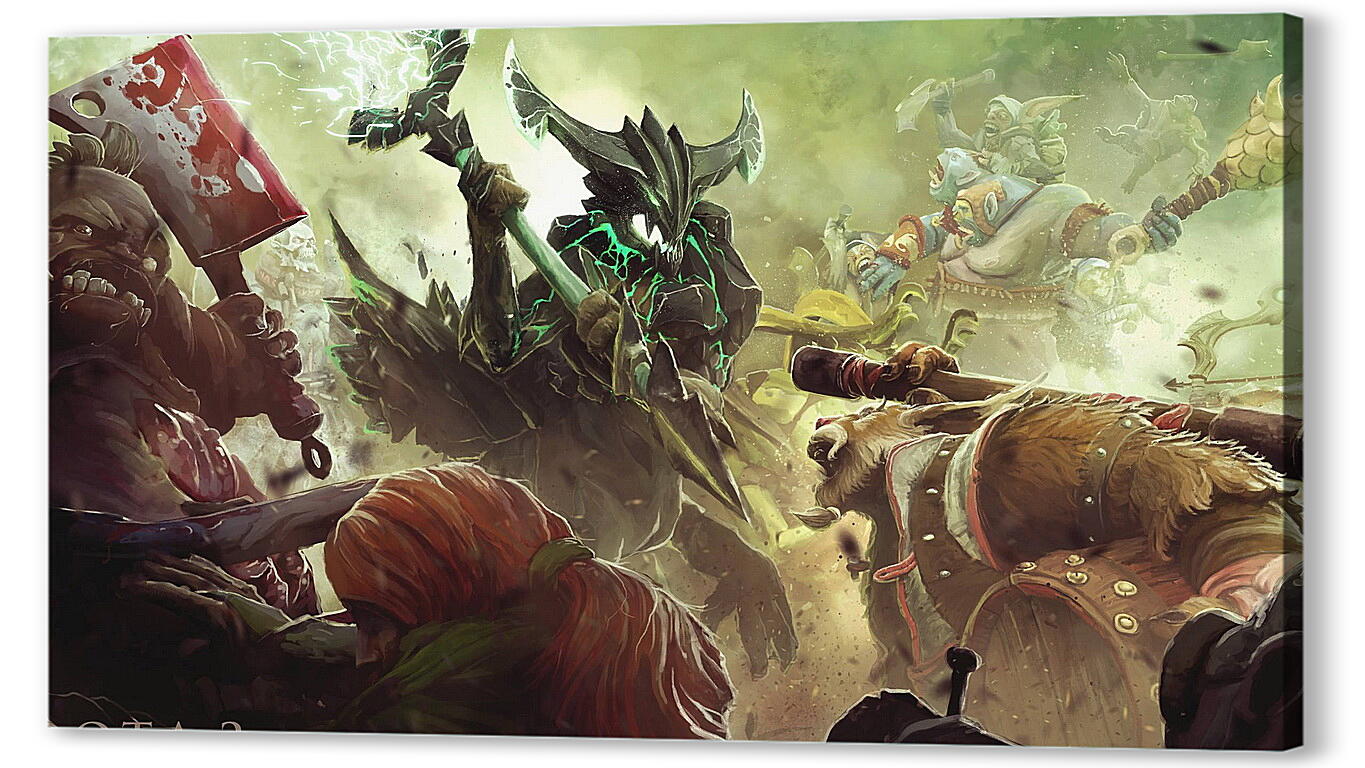 Постер dota 2, art, epic battle
 артикул 20692