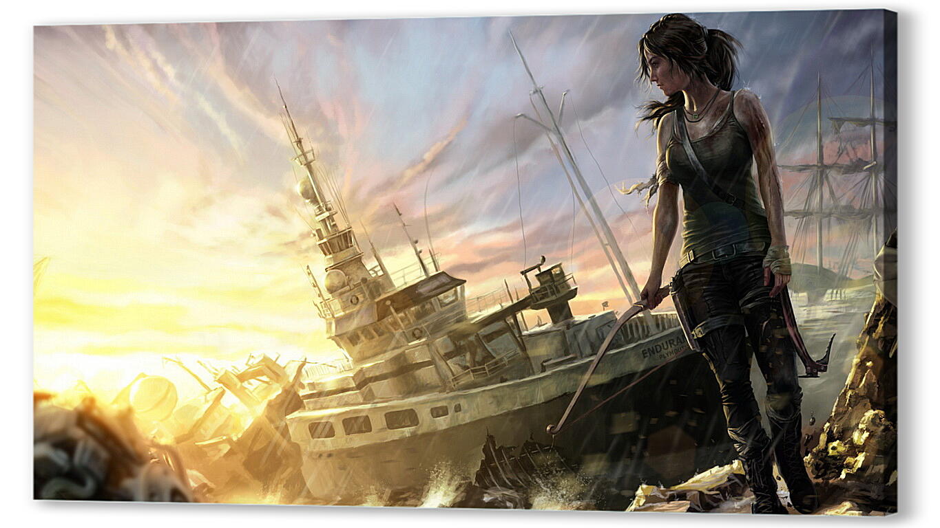 Постер tomb raider, lara croft, art
 артикул 20702