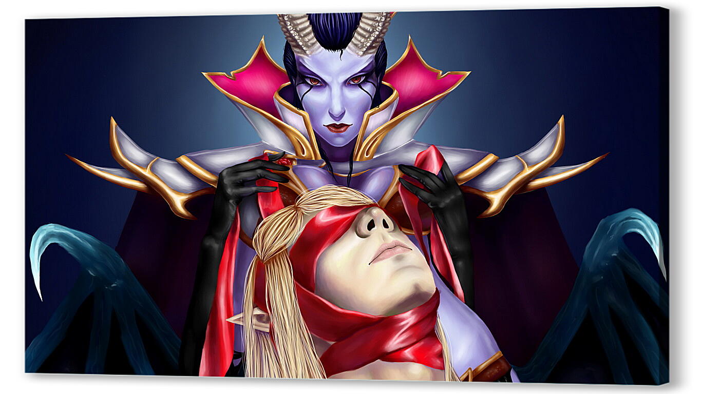 Постер (плакат) queen of pain, invoker, dota 2
 артикул 20729