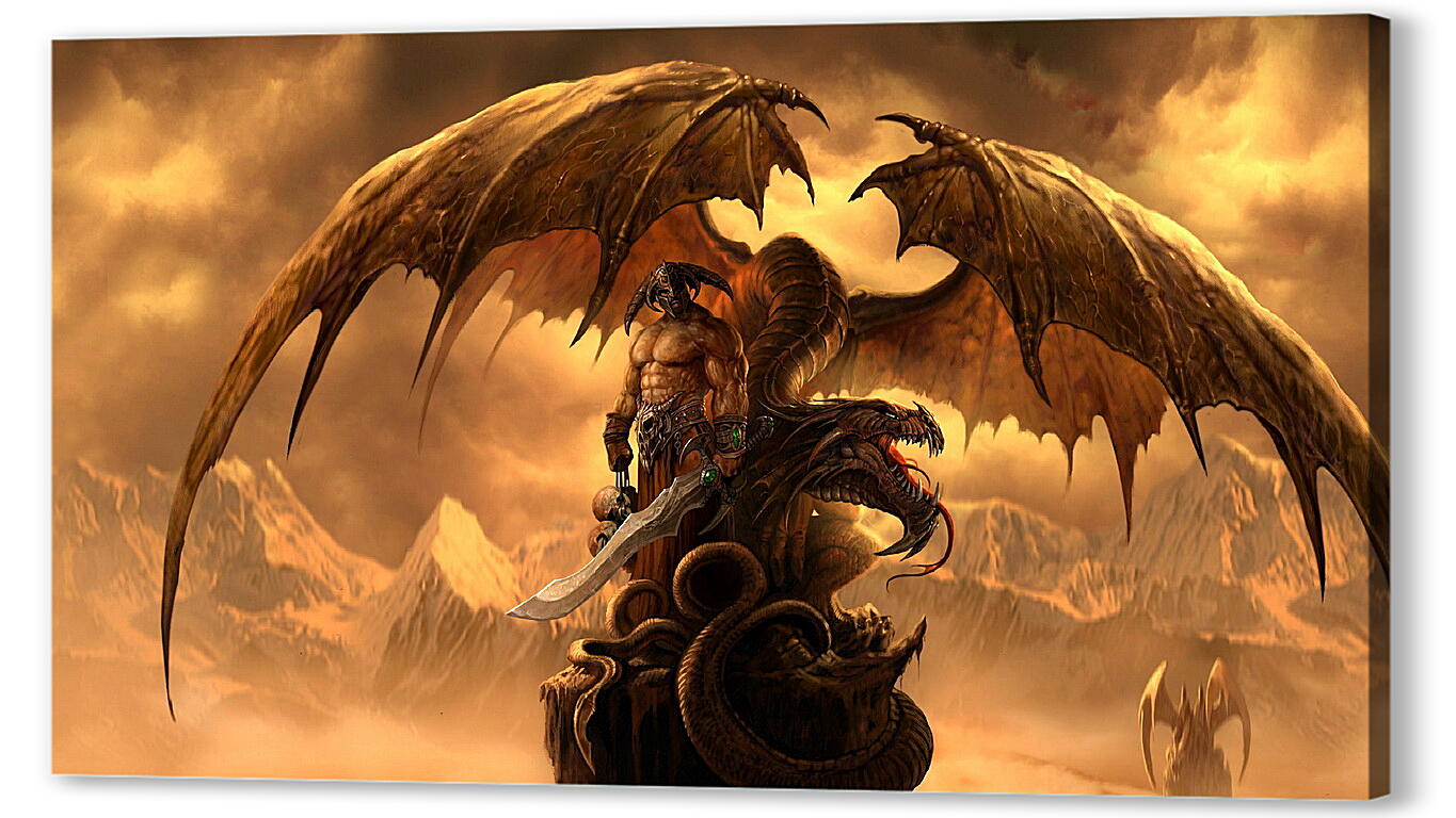 Постер (плакат) dragons eternity, dragon, art артикул 20750