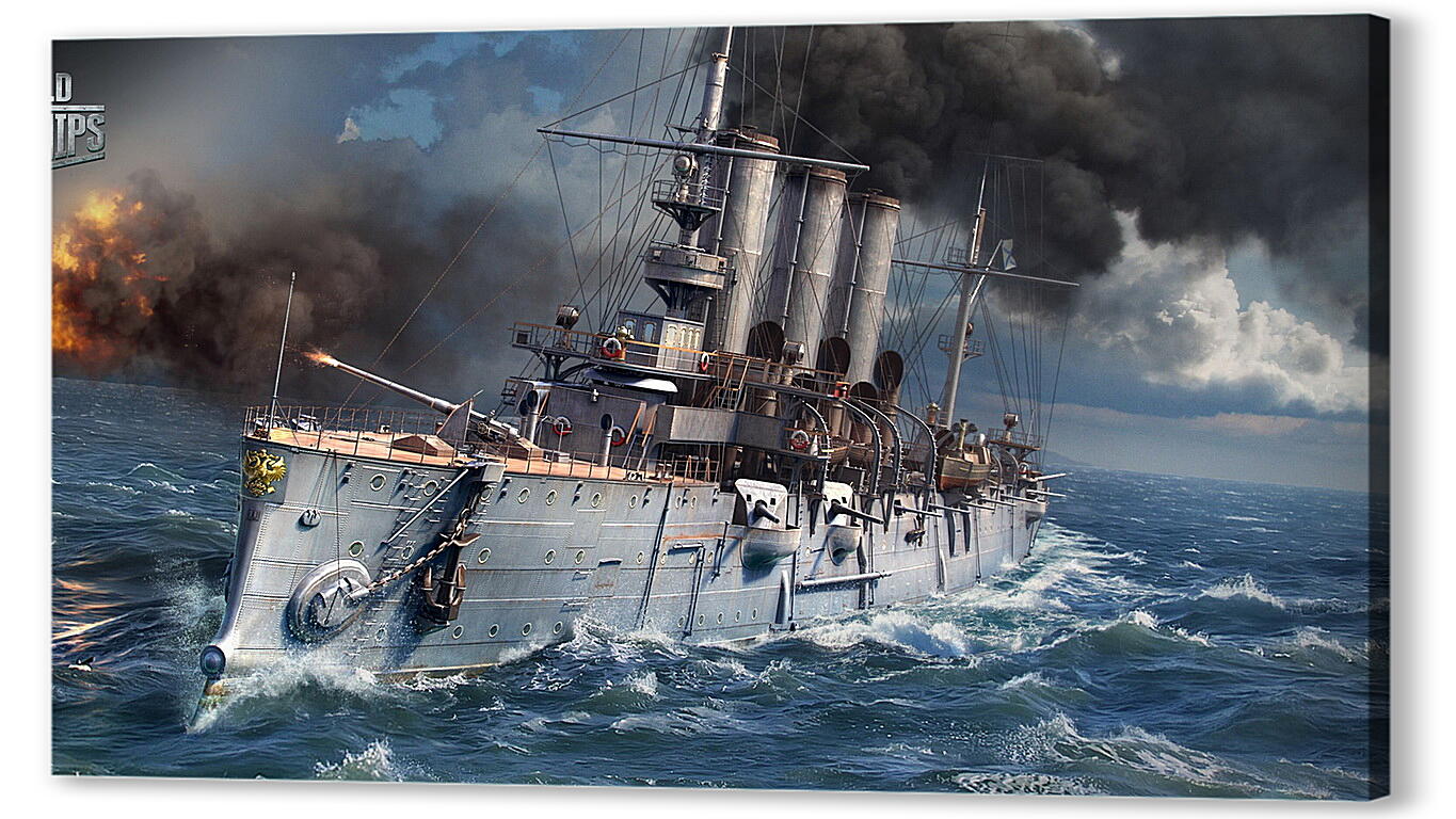 Постер (плакат) world of warships, ship, sea артикул 20756