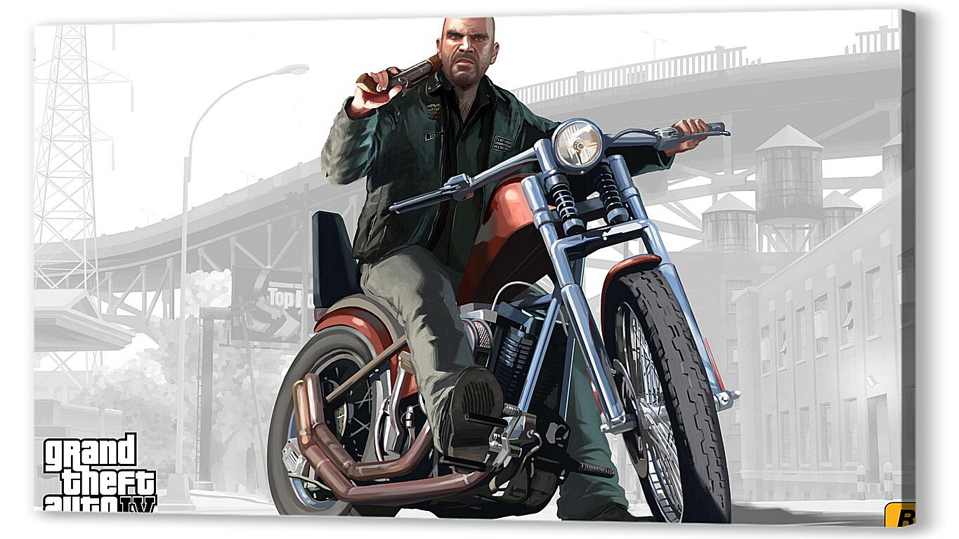 Постер johnny, biker, gta 4 lost and damned
 артикул 20810