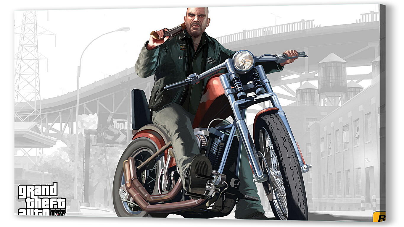 Постер (плакат) johnny, biker, gta 4 lost and damned
 артикул 20810