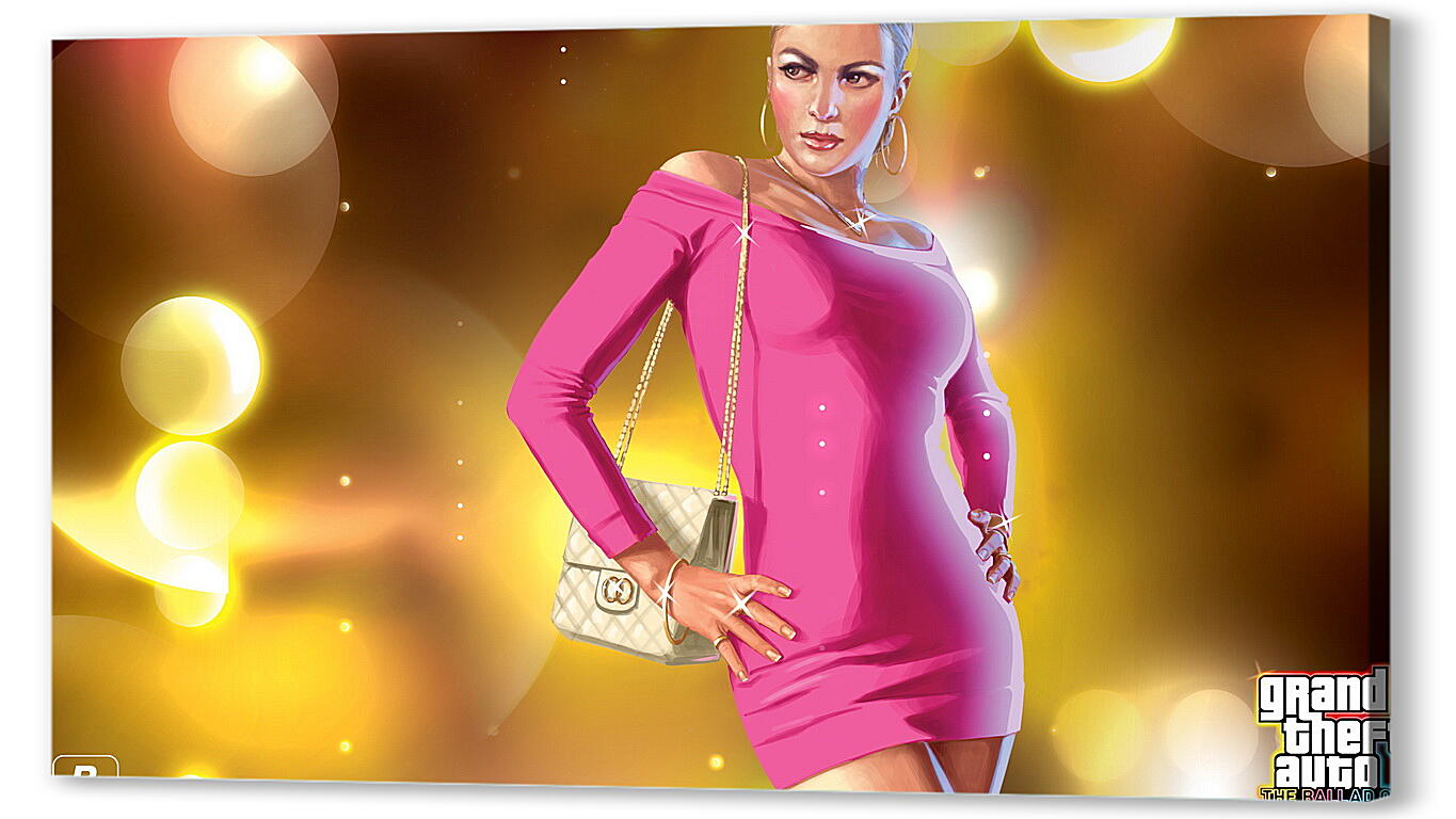 Постер (плакат) glamorous, girl, dress артикул 20811