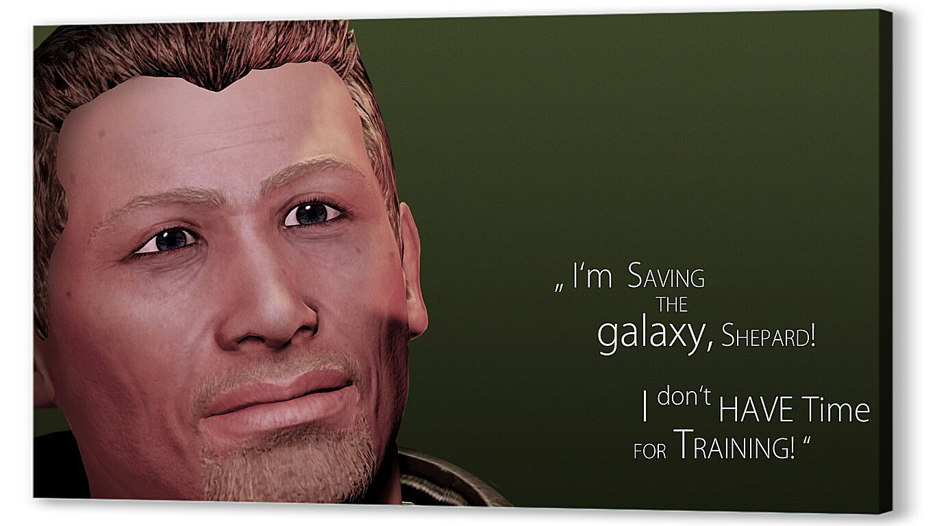Постер mass effect 3, conrad verner, quote
 артикул 20814