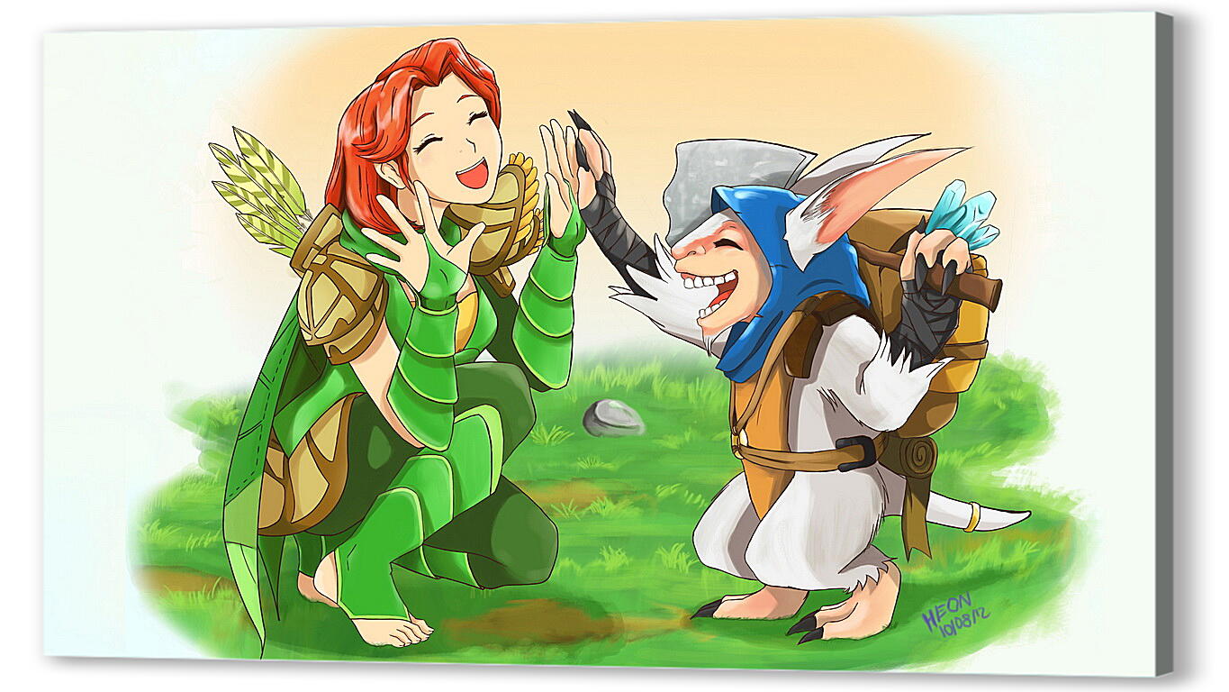 Постер windrunner, meepo, dota 2
 артикул 20832